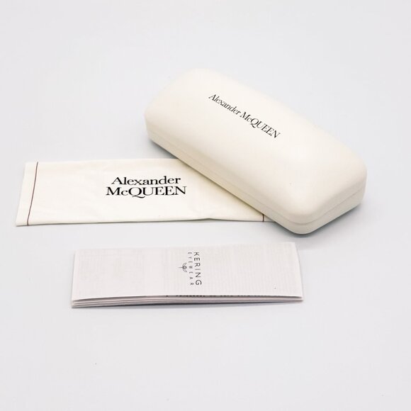 NEW ALEXANDER MCQUEEN SUNGLASSES WOMEN SQUARE ALEXANDER MCQUEEN AM0433S 001 - Picture 11 of 11